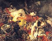 Eugene Delacroix La Mort de Sardanapale oil painting artist